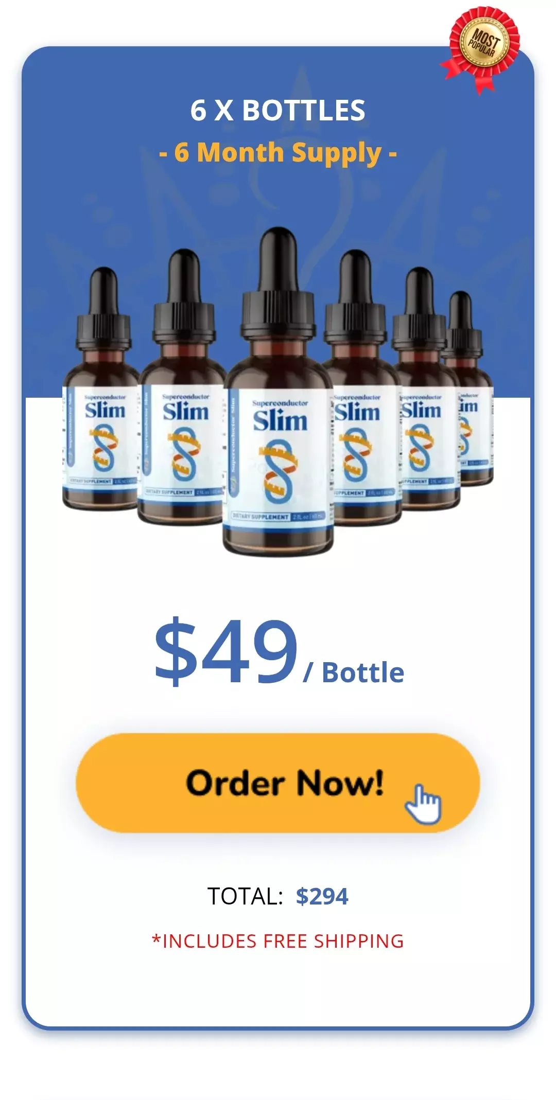 Superconductor Slim 6 bottles pricing